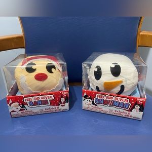 New Peel and Reveal Snowman or Santa